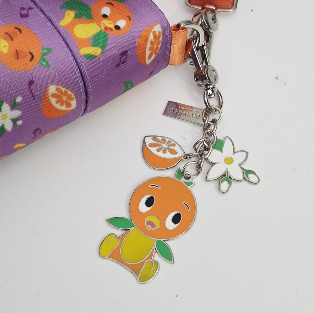 HARVEYS SEATBELT WALT DISNEY WORLD 50th ANNIVERSARY ORANGE BIRD STREAMLINE TOTE - Picture 4 of 8